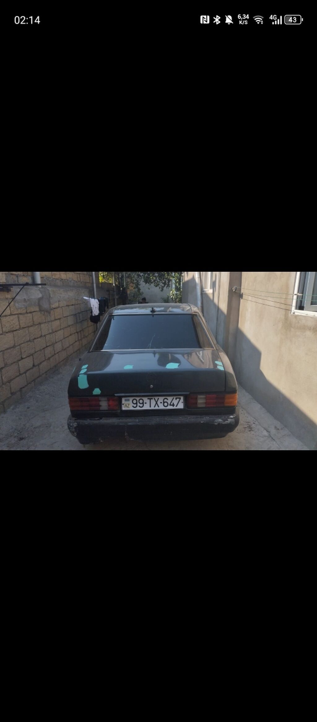 Mercedes-Benz 190 (W201): 1.8 l | 1990 il Sedan — Avto, Masazır (2)