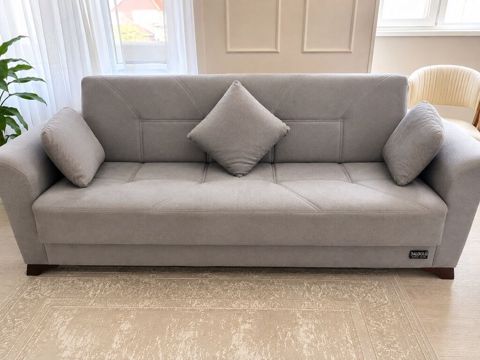 SALOĞLU markalı boz rəngli divan - Klassik-modern dizayn