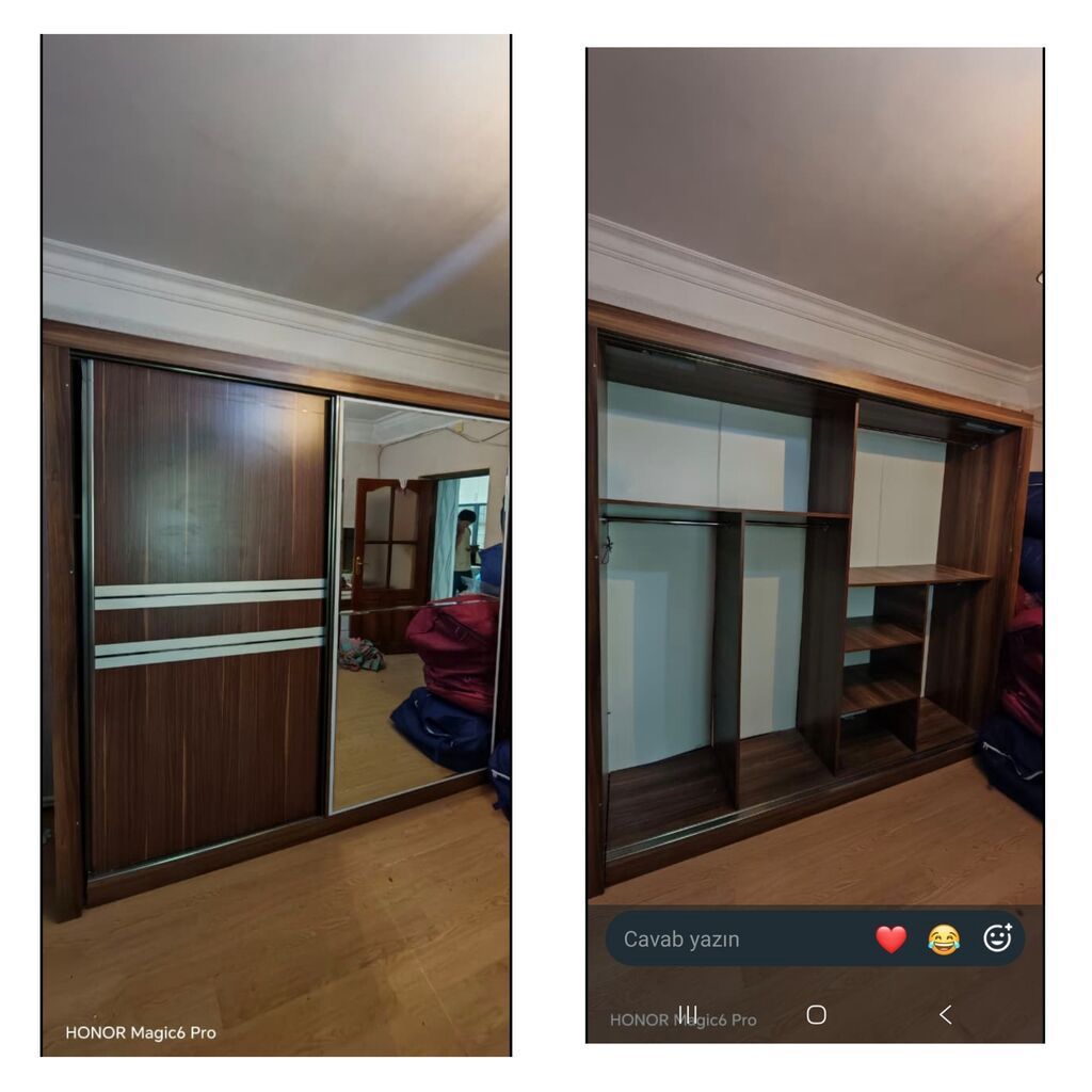 Dolab səliqəli vəziyyətdə ölçüsü 220 /210 çatdırılma pulsuz — Mebel, Bakı