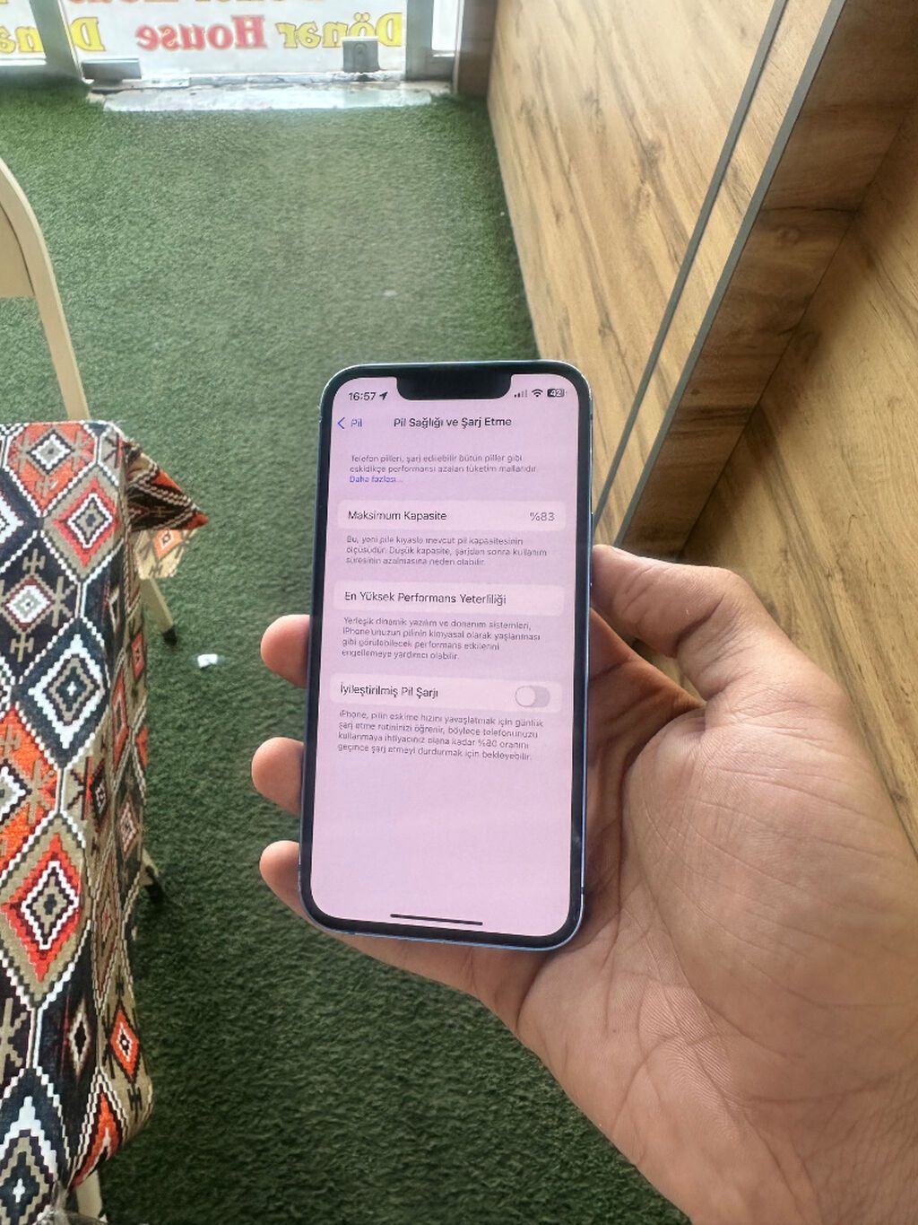IPhone 13 mini, 128 GB, Blue Titanium — Apple iPhone, Bakı (5)