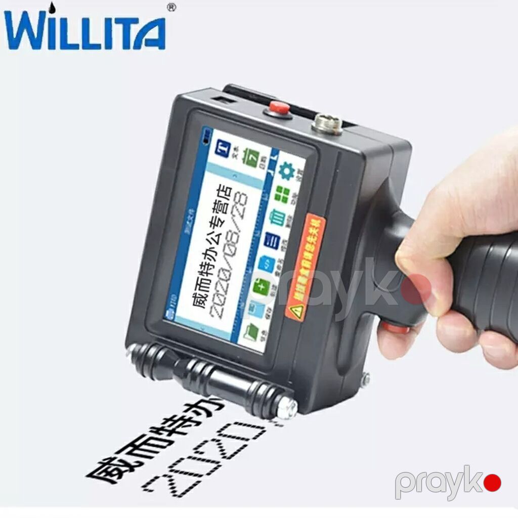 Əl tipli portativ TIJ inkjet markalama printeri - 5.0 düymlük rəngli — Elektronika, Digah (3)