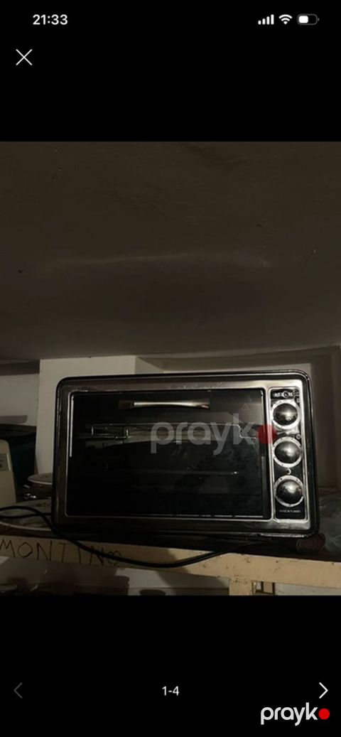 Elektrik mini soba / tost sobası - Kompakt masaüstü dizayn - Şüşə