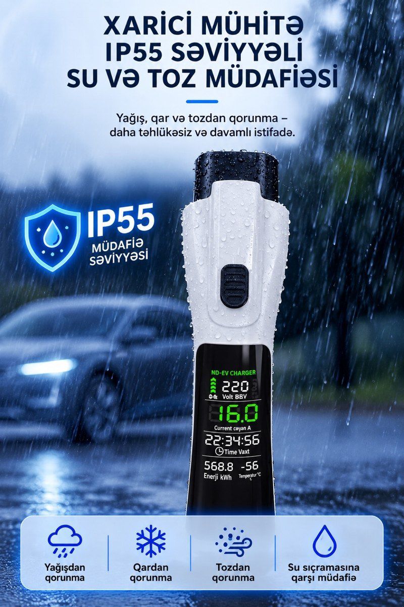 BYD Changan GB/T adapteri 220V 16A — Ehtiyat hissələri və aksesuarlar, Bakı (7)