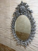Güzgü Divar üçün, Oval, Dekorativ, Naxışlı — Ali