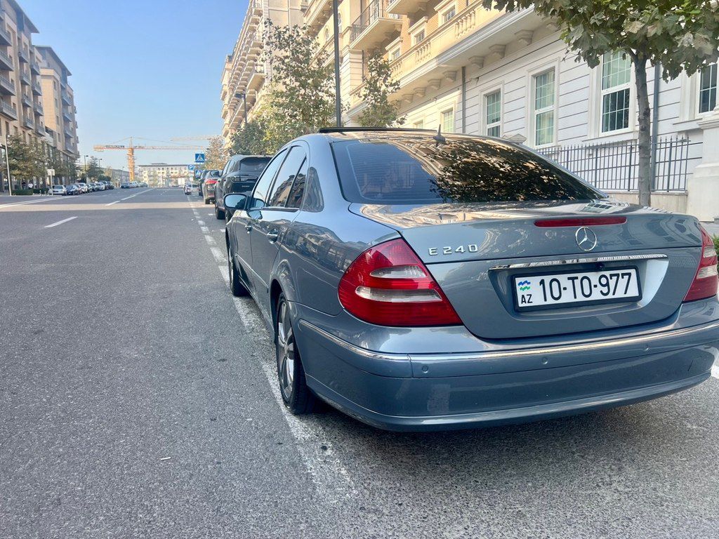 Mercedes E 240, 2.6 L, 2005 il, 313 456 km — Avtomobillər, Bakı (6)