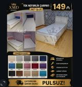 Tek nəfərlik çarpayı – XMD Mebel - Ölçü: 90×200 sm - Korpus: laminat — Мебель