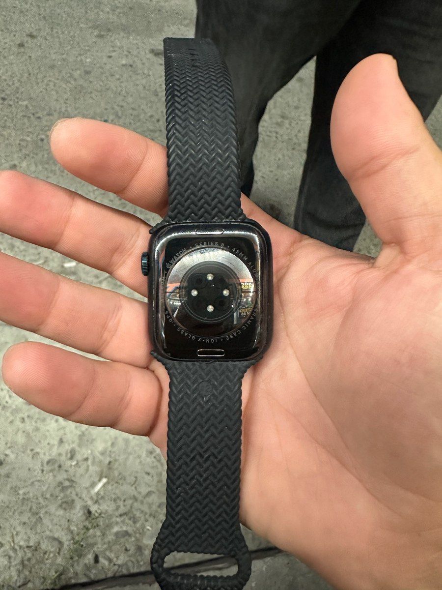 Apple Watch Series 8 Aluminum Midnight 45mm — Elektronika, Bakı (3)
