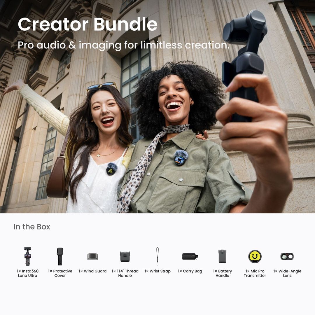 Insta 360 Luna Ultra 8 k Creator Bundle — Səs texnikası, Bakı (6)