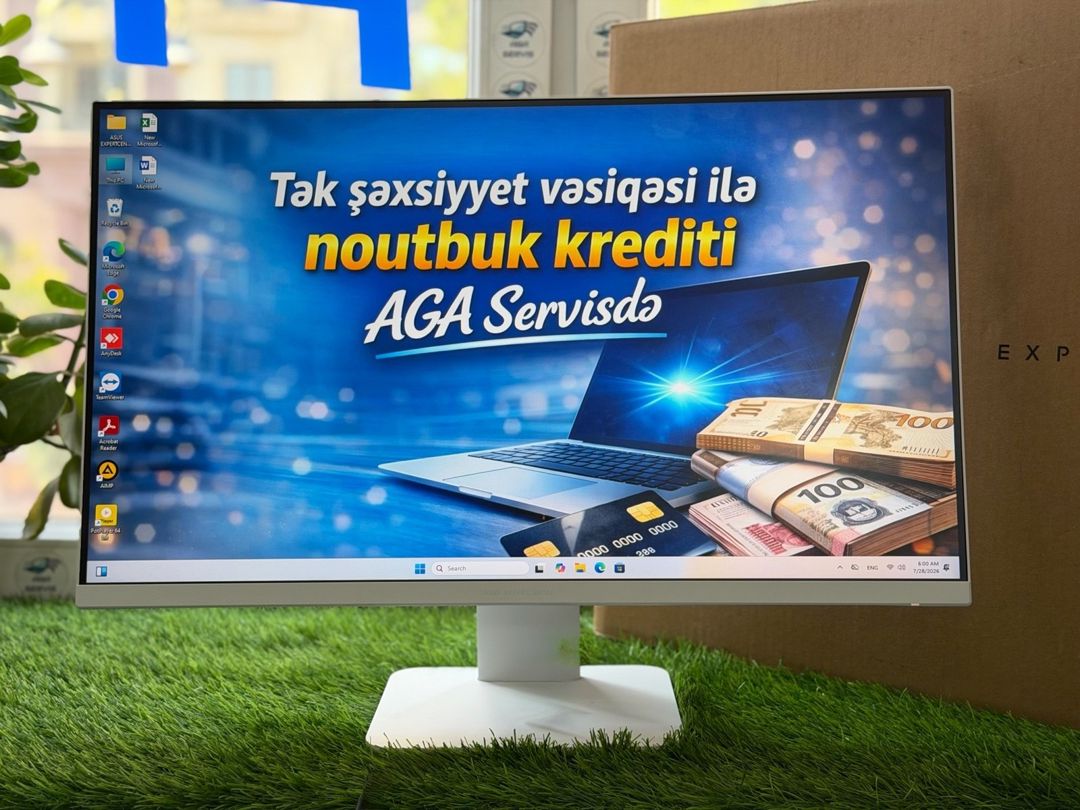 ASUS Expertcenter White Monoblok 27 inch — Masaüstü kompüterlər, Bakı (2)