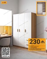 3 qapılı dolab - Model kodu: 1099 - Ölçülər: Dərinlik 47 sm × — Mebel