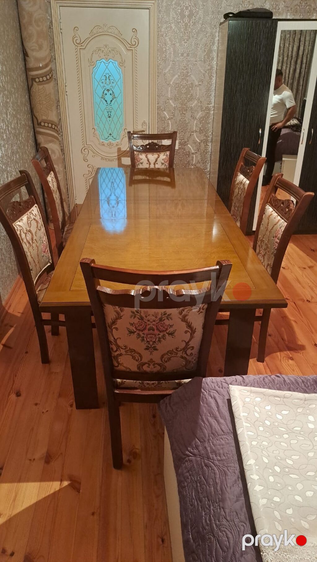 Masa Desti 6 stulla 260 AZN satılır Masa acilandi acilanda 2.40 olur — Mebel, Bakı (2)