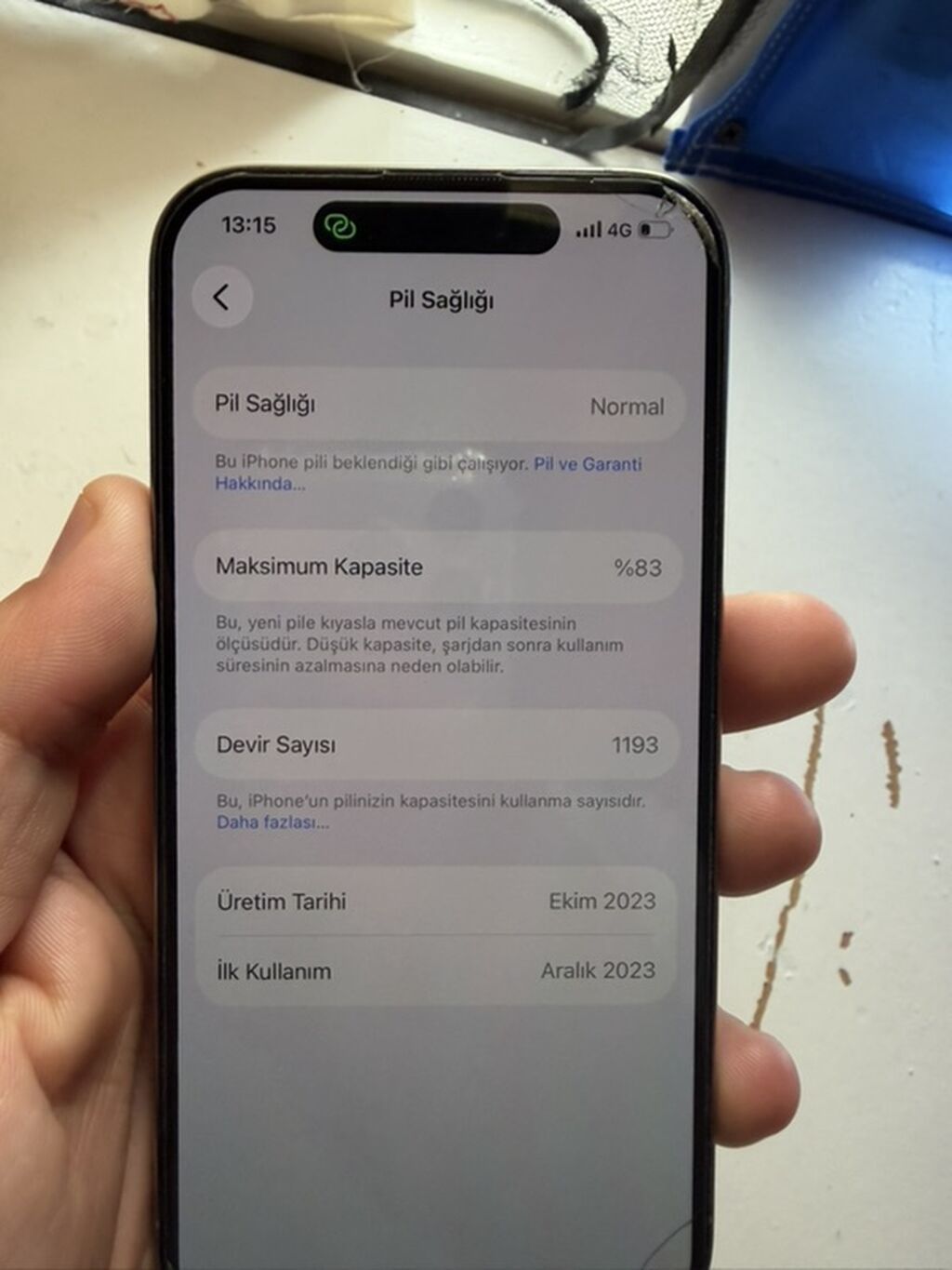 IPhone 15 Pro, 128 GB, Natural Titanium, Face ID — Apple iPhone, Masazır (3)
