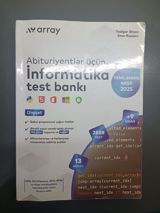 Array nəşri – “Abituriyentlər üçün İnformatika Test Bankı” (Yenilənmiş — Mallar