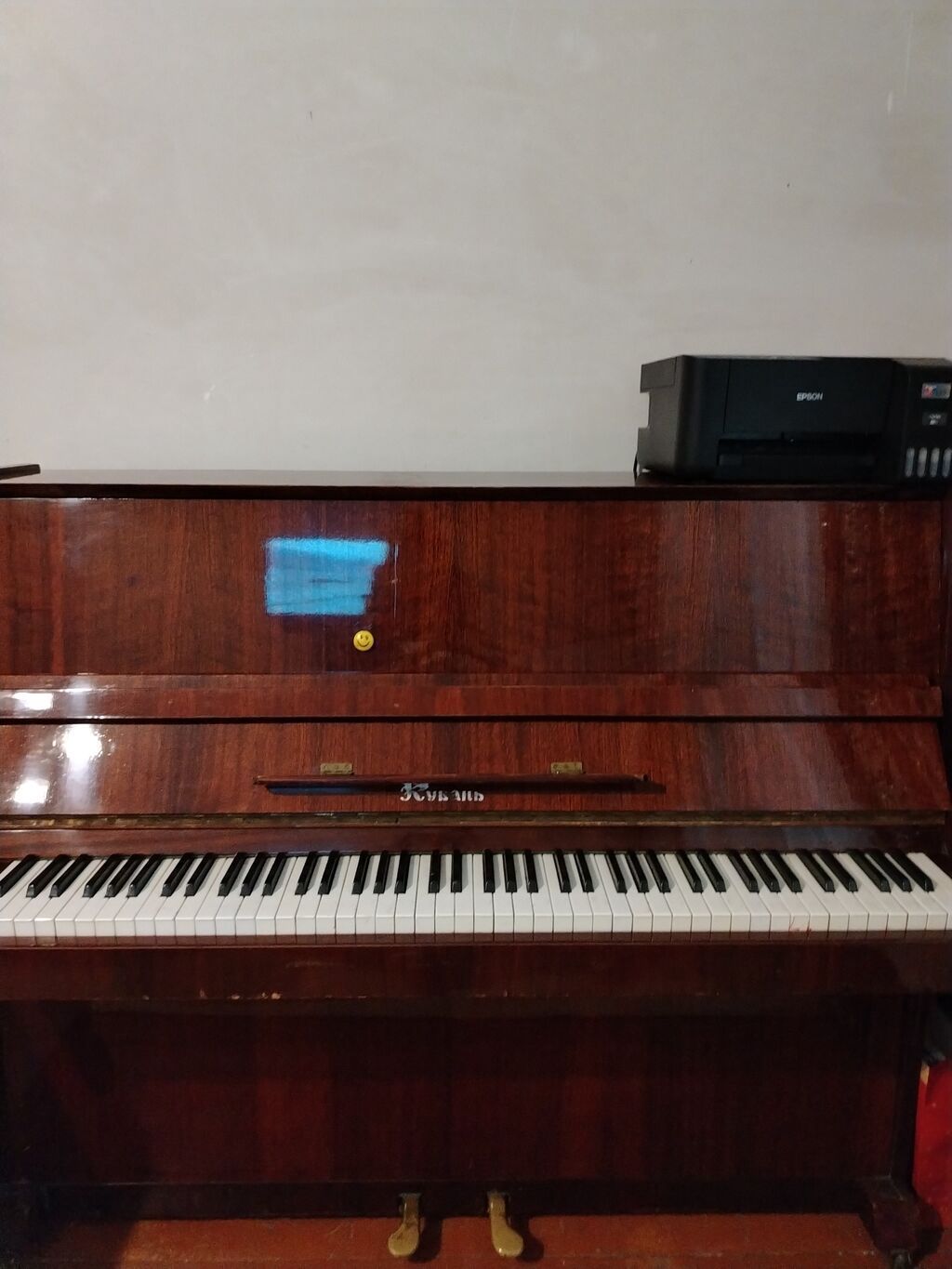 Akkustik vertikal piano –Kuban klassik qəhvəyi cilalı korpus, 88 — Musiqiə alətləri, Mingəçevir (6)