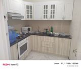 Mətbəx mebeli dəsti – L formalı, üst-altar şkaflarla Xüsusiyyətlər: - — Furniture