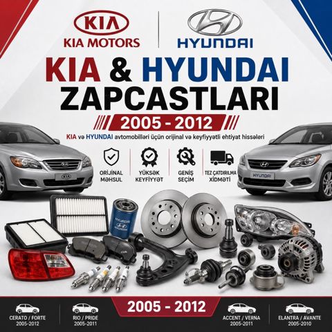 Kia, Hyundai ehtiyat hissələri — Bakı