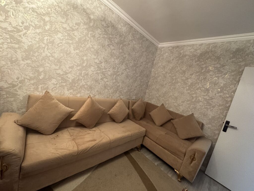 İşlənmiş, Künc divan, Divan, Bazalı, Açılan — Mebel, Göyçay (4)