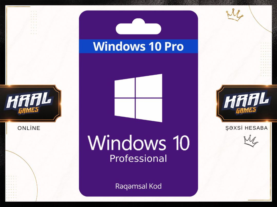 Windows 10 Pro Rəsmi Lisenziya Kodu — Elektronika, Bakı