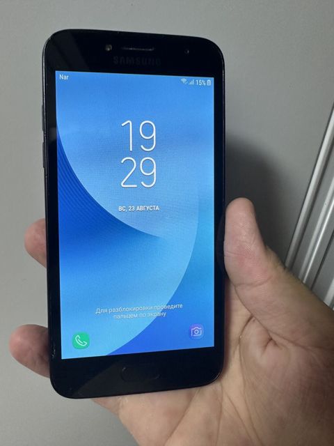 Samsung Galaxy J2 Pro 2018, 16 GB, rəng - Qara, Zəmanət, Kredit, Düyməli