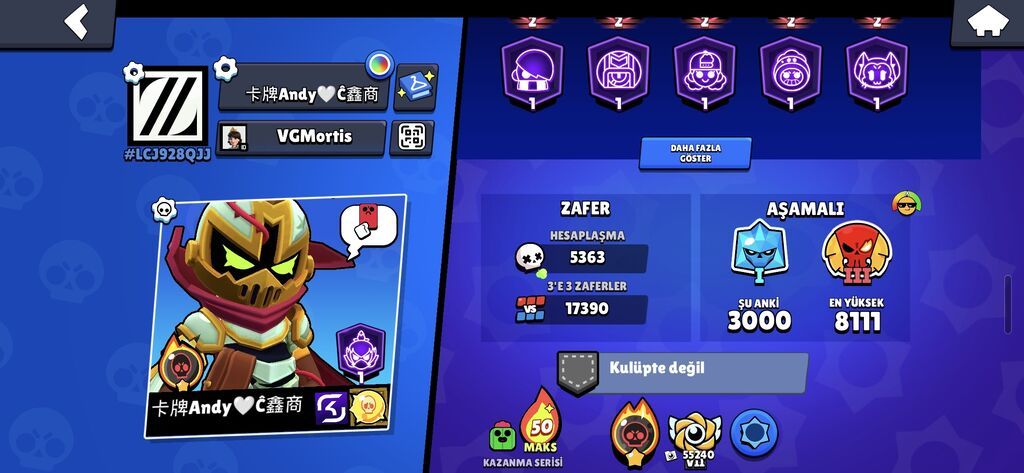 Brawl Stars hesabı – tam kolleksiya, yüksək kuboklar və zəngin — Aksesuarlar, Bakı (2)