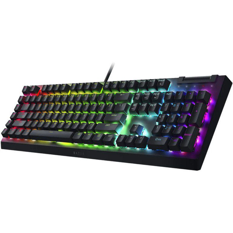 Oyun klaviaturası "Razer Keyboard mechanical BlackWidow V4 X 110key, Green Switch" — Elektronika, Bakı (7)