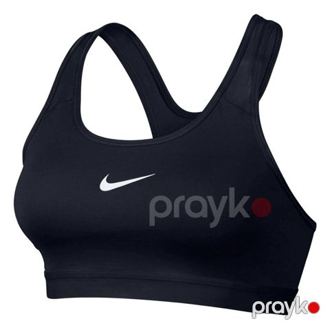 Nike qadın idman brası — qara, Swoosh loqolu — Xırdalan