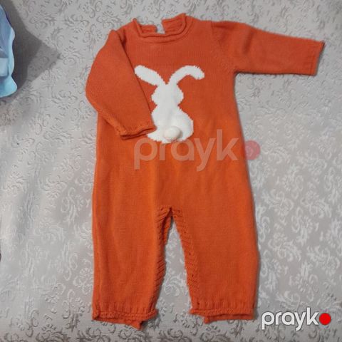 Uşaq geyim dəsti – trikotaj - 1-ci dəst: açıq çəhrayı trikotaj sviter