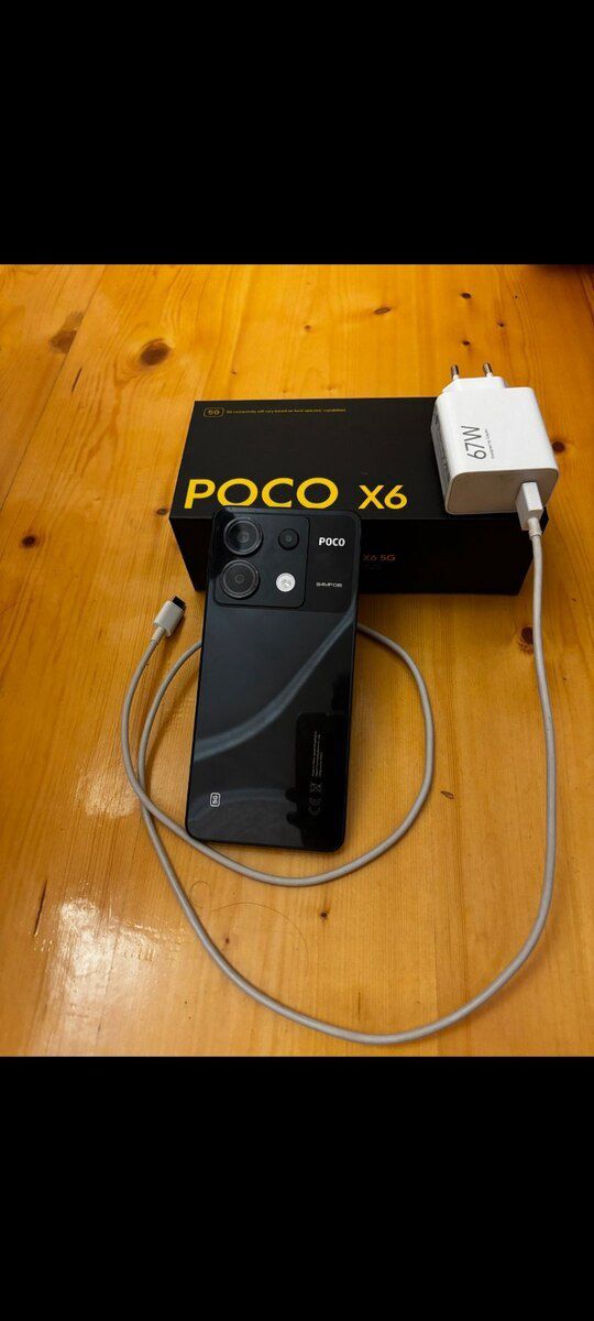 Xiaomi Poco X6 Black 256GB/12GB — Smartfonlar, Bakı (2)