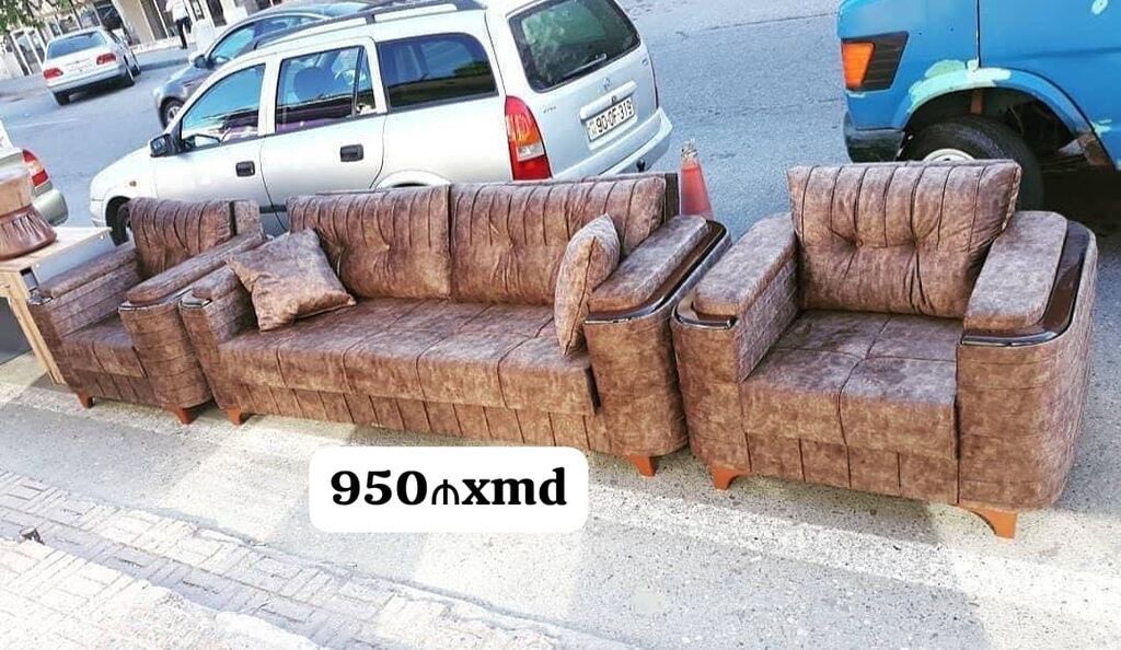 Yeni, Divan, 2 kreslo, Bazalı, Açılan