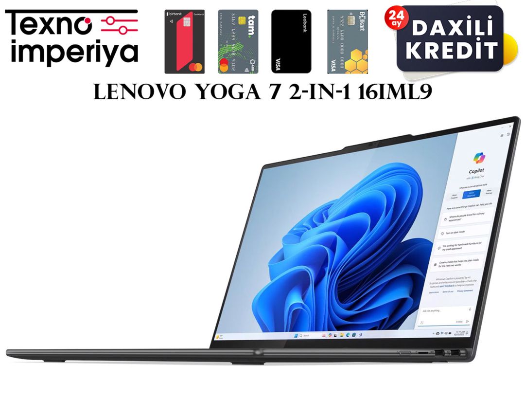 Lenovo Yoga 7 2-in-1 16IML9 83DL0002US — Elektronika, Bakı (8)