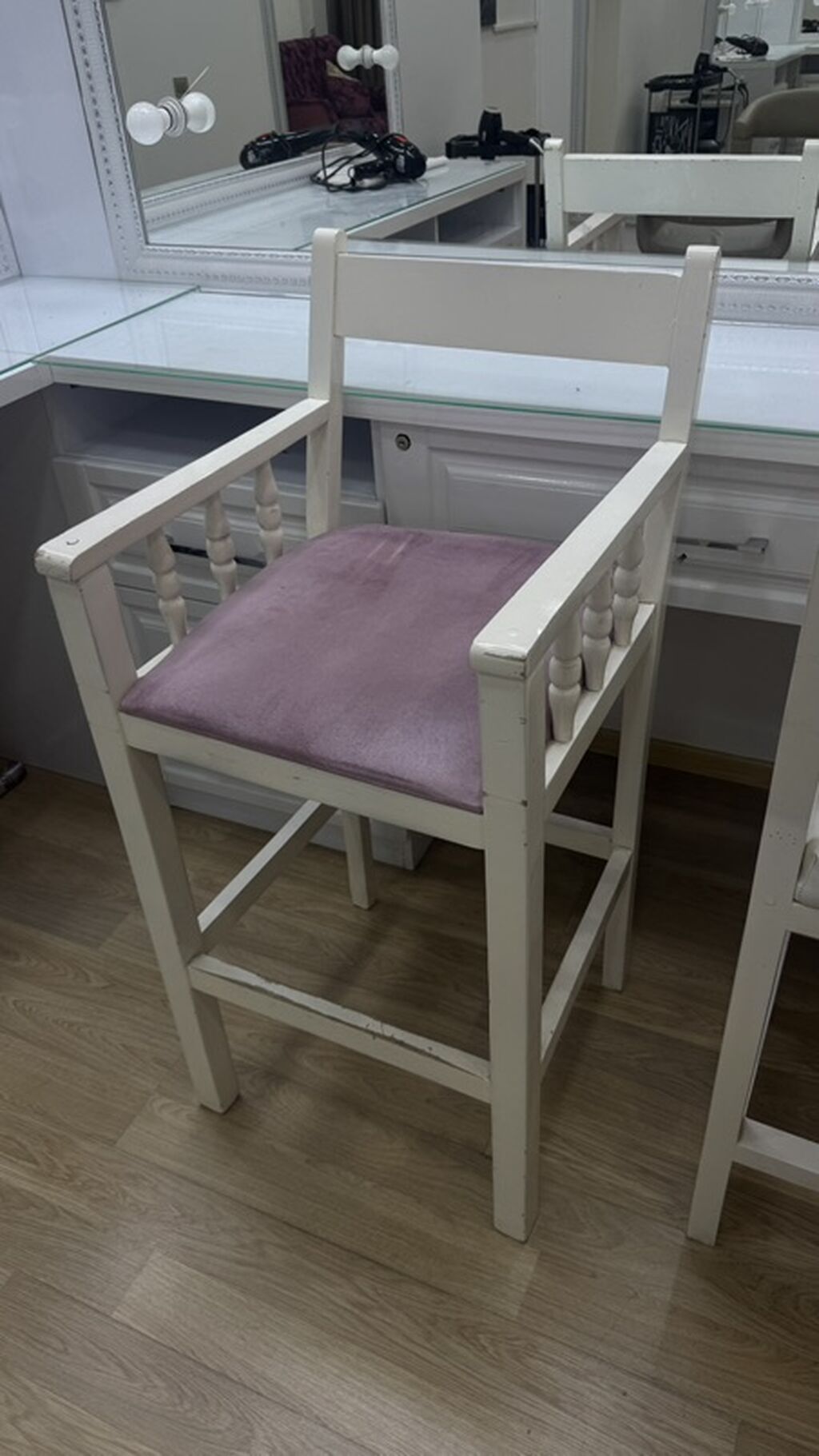 Vizajist/kosmetolog üçün yüksək oturacaqlar (2 ədəd) - Model — Stullar, Bakı