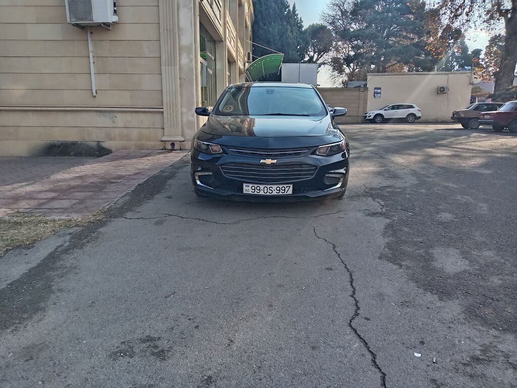 Chevrolet Malibu – sedan - Korpus: 4 qapılı, qara rəng, aerodinamik — Avtomobillər, Şəmkir (4)