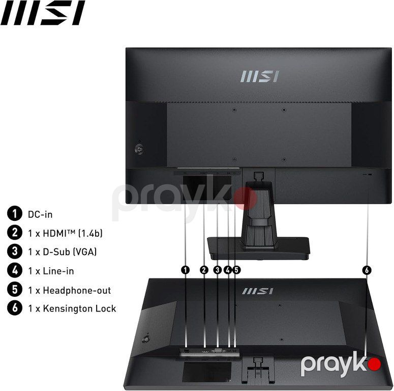 Monitor "MSI PRO MP251 24.5 FHD 100Hz" — Elektronika, Bakı (8)