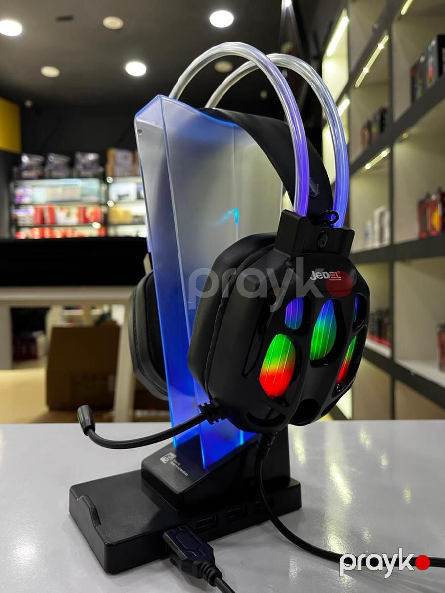 RGB Gaming qulaqlıq Jedel GH619 Stereo 7.1 Surround USB — Elektronika, Bakı (5)