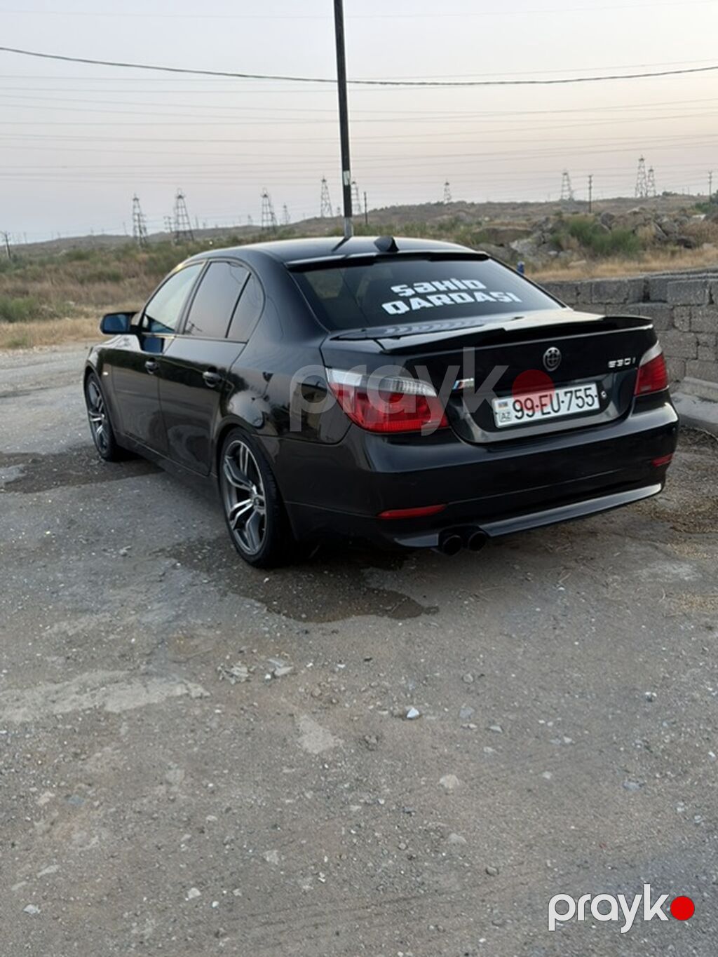 BMW 5 Seriyası (E60) sedan - Rəng: qara, tünd şüşələr - Ban: sedan — Avtomobillər, Bakı (4)