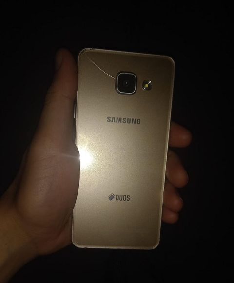 Samsung Galaxy A5 2016, rəng - Qızılı, İki sim kartlı