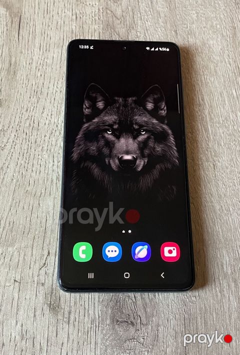 Samsung Galaxy A71, 128 GB, rəng - Göy, Barmaq izi, İki sim kartlı, Face ID