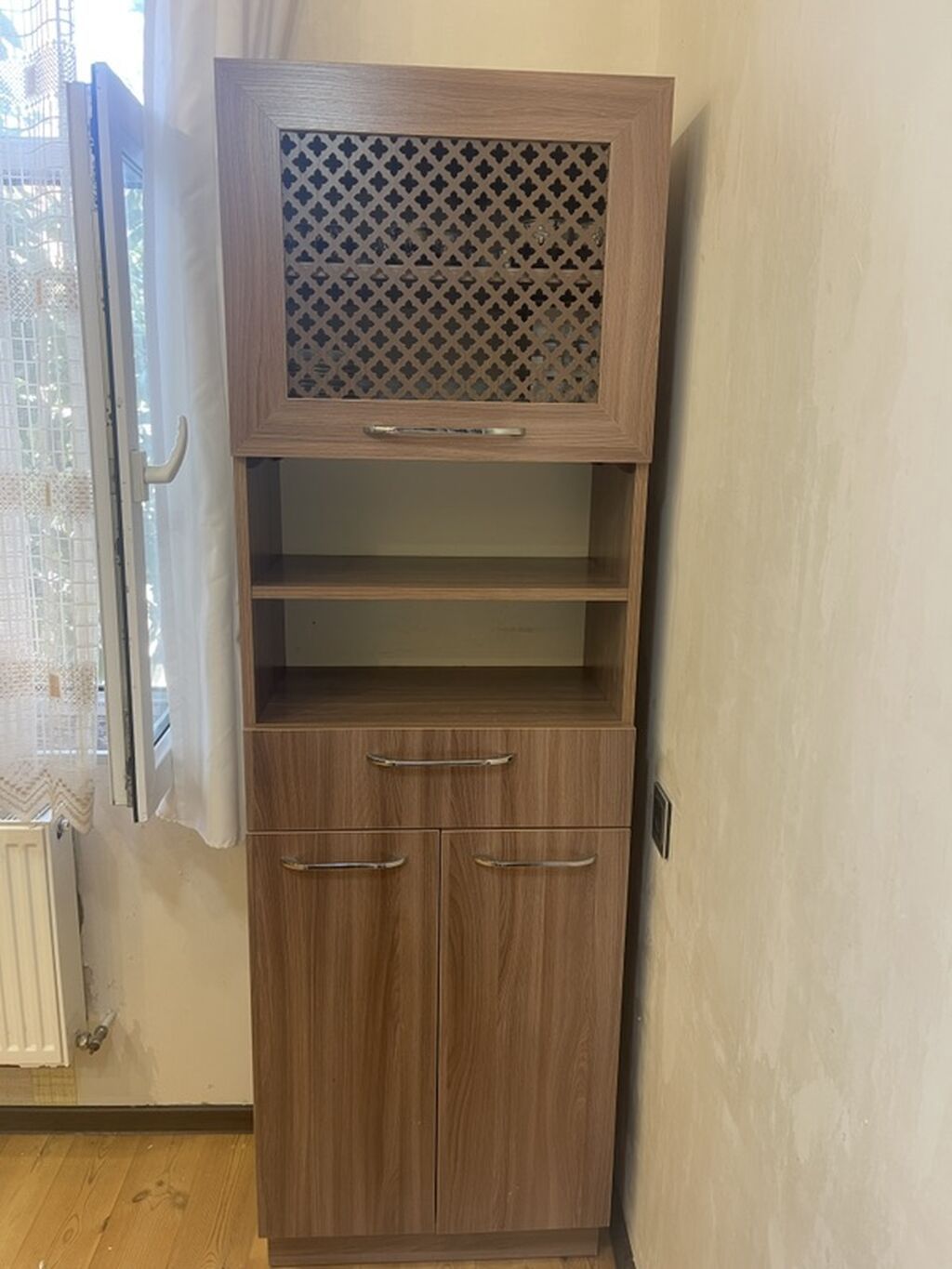 Mətbəx mebeli dəsti,4 m.lik,yanindaki skaf 60/120 ye.birlikde 500 — Mebel, Hacıqabul (2)