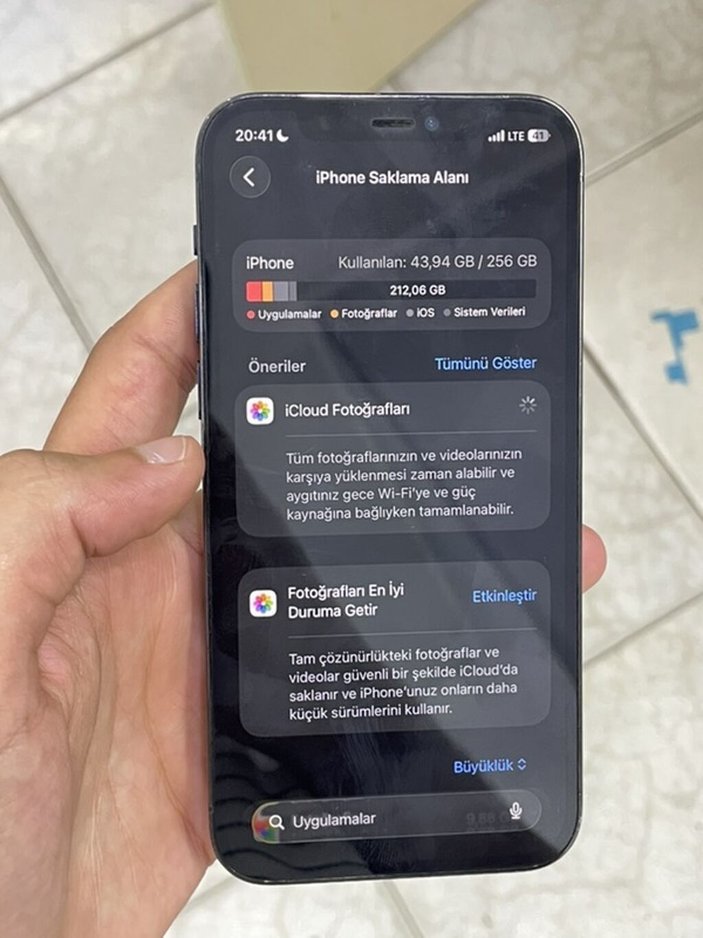 IPhone 12 Pro, 256 GB, Göy
