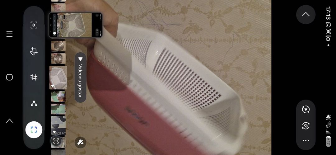 Mətbəx üçün plastik ikili süzgəc seti - ağ və çəhrayı — Qablar və mətbəx əşyaları, Bakı (2)