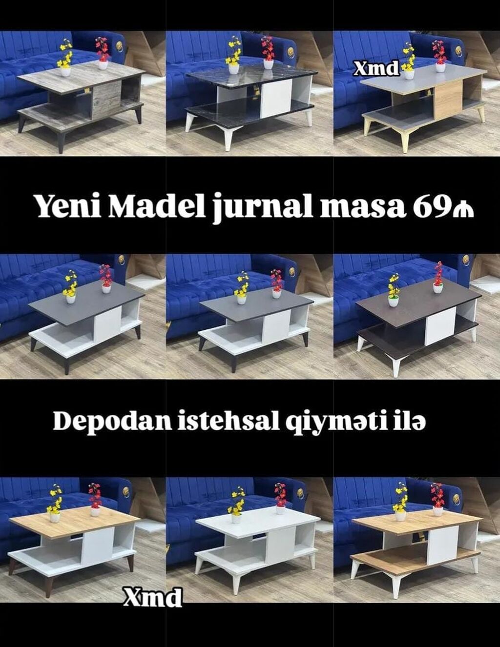 Düz masa, Açılmayan, Təkərsiz, Laminat, Zəmanətsiz — Mebel, Xırdalan