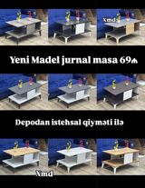 Düz masa, Açılmayan, Təkərsiz, Laminat, Zəmanətsiz — Мебель