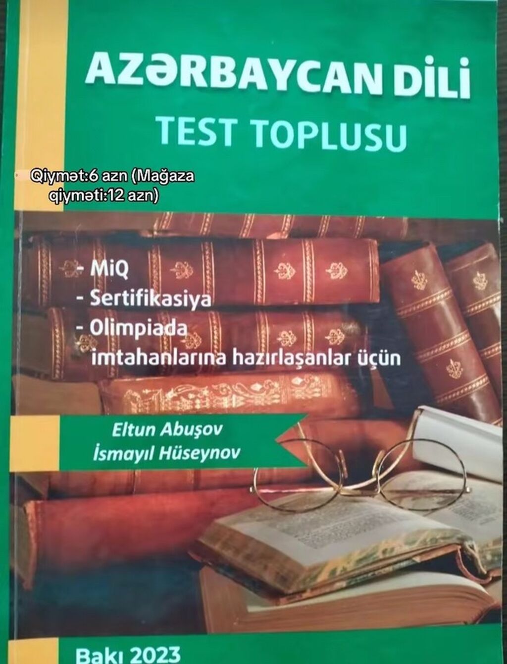 Məhsul: “Azərbaycan Dili – Test Toplusu” Müəlliflər: Eltun Abușov