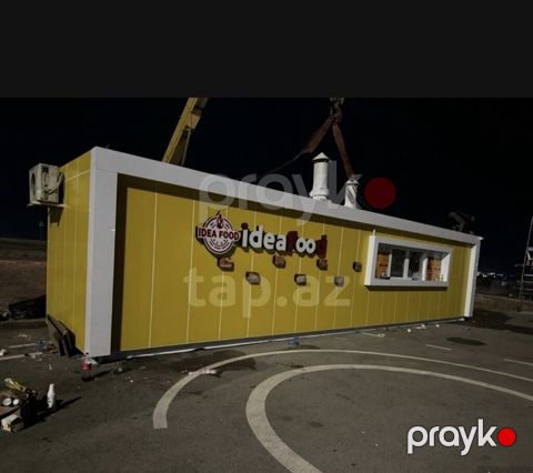 Restoran konteyneri 📏 Uzunluğu: 12 metr.eni 2.70.hun 2.40.sm ✅ Hazır — Bakı