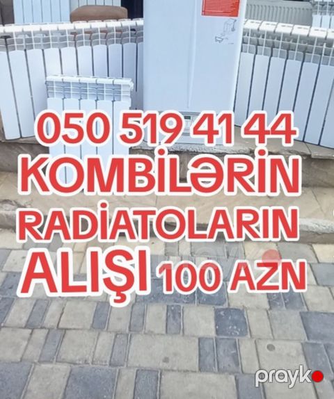 Xidmət: Kombi və radiatorların alınması Təsvir: HƏRNÖVDƏ KOMBİLƏRİ — Xırdalan