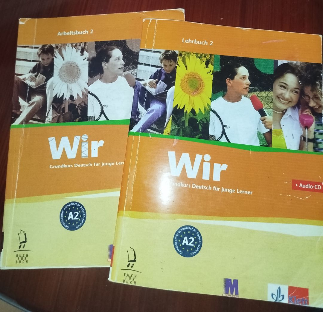 Alman dilində dərsliklər "Wir" (4 kitab) — Kitablar, Bakı (2)