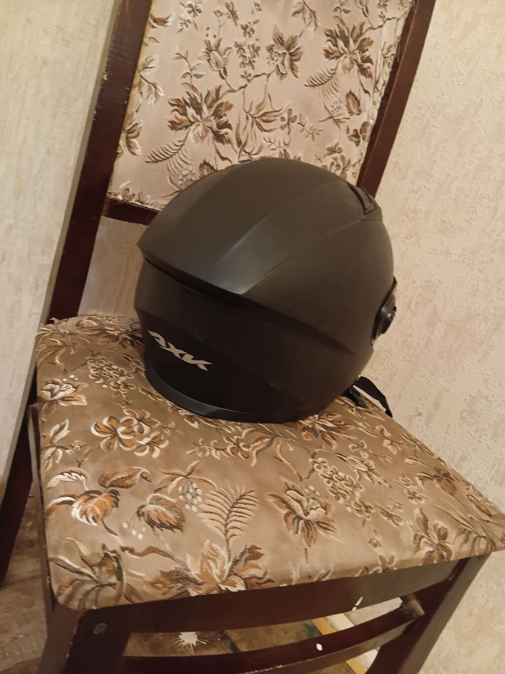 Tam üzlü motosiklet dəbilqəsi – mat qara rəngdə - Model: XXK (arxa — Avto, Cəbrayıl (2)