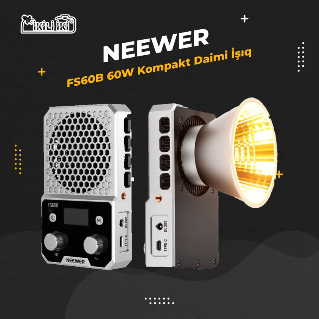 Neewer FS60B 60W Kompakt Daimi İşıq — Elektronika, Bakı