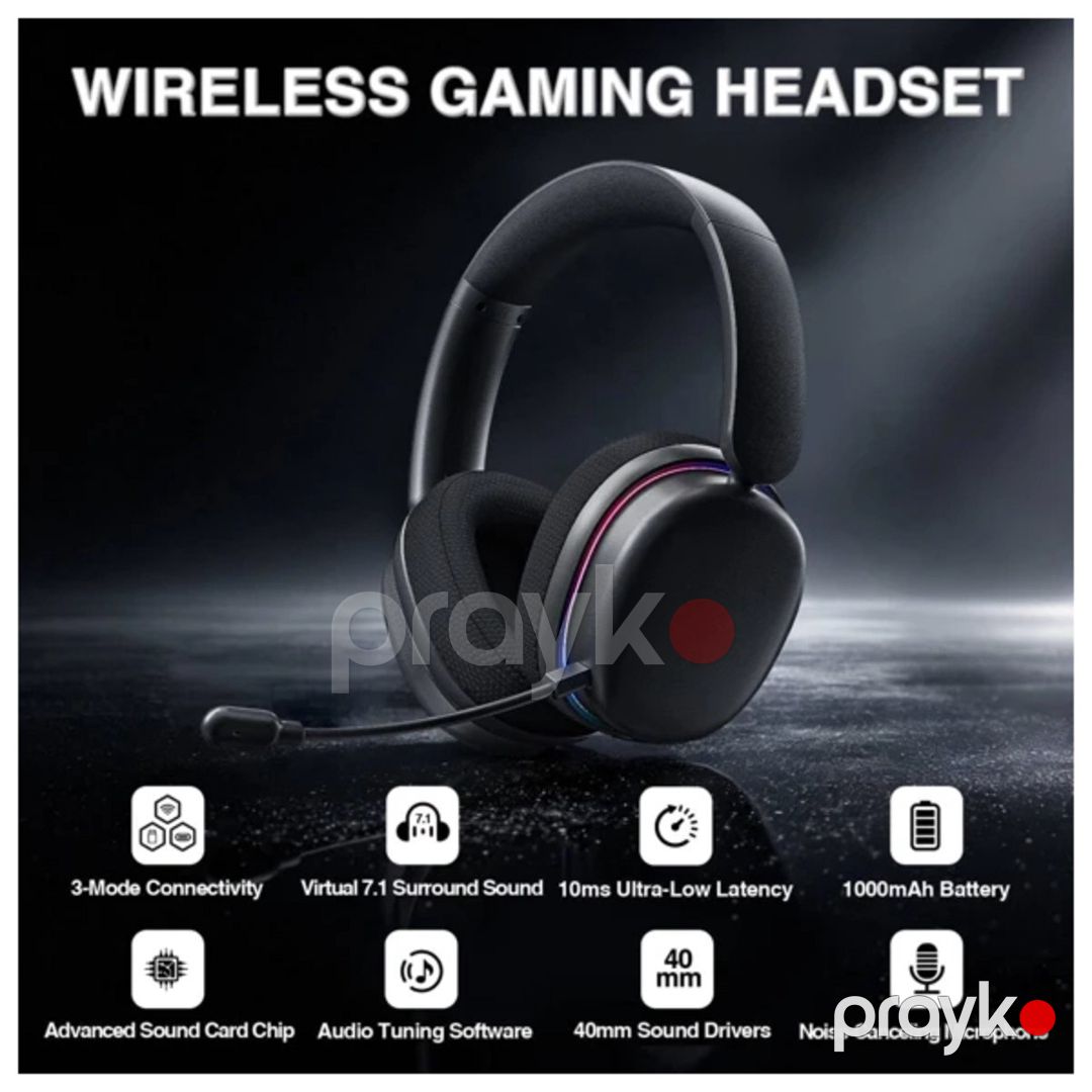 Qulaqlıq AULA G7 Pro Black Tri-Mode Wireless Gaming Headset — Elektronika, Bakı (2)