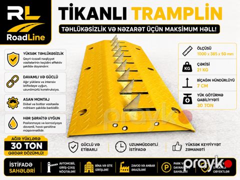 Tikanlı tramplin 30T — Bakı